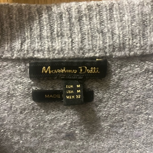 Massimo Dutti Heather Gray Sweater - Picture 2 of 2